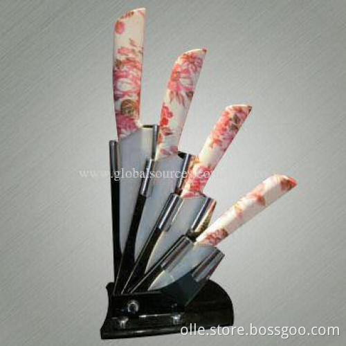 Kitchen Knife Set with Exclusive Plastic Handle